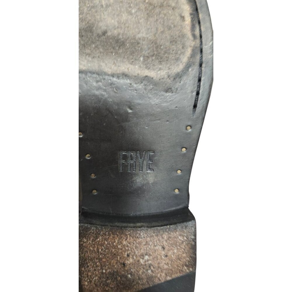 Frye Women’s Melissa Chelsea Leather Black Ankle Boots Women’s Size7 - Picture 13 of 15
